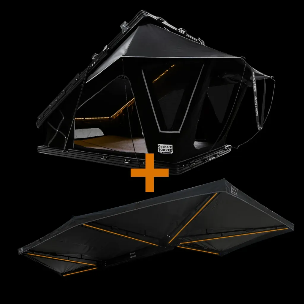 Outback Tourer 270° Plus Awning + OT X Plus Rooftop Tent 1.4m