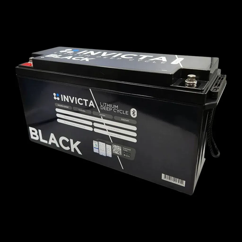 200AH Invicta Black Lithium Battery
